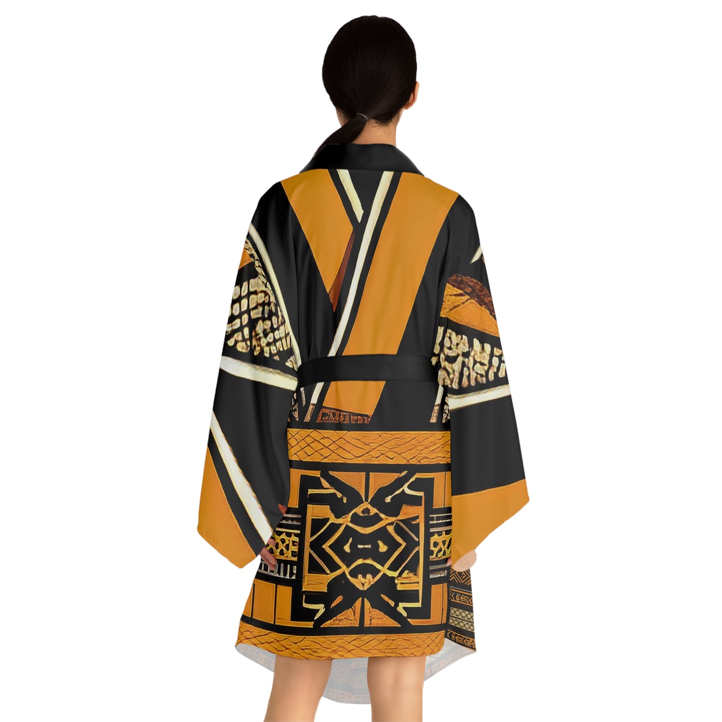 Sophisticated Cosmopolitan Series (F) Long Sleeve Kimono Robe 🌸