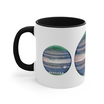 Cosmos Series 25 Jupiter: Two-Tone Coffee Mug for Bold Mornings, 11oz