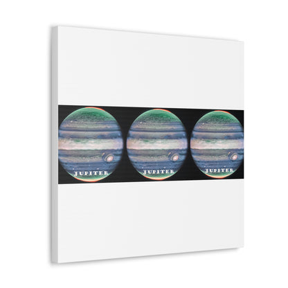 Unveiling Jupiter's Majesty: Cosmos Series Canvas Print