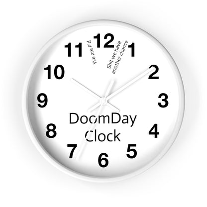 "Doomsday Countdown" Wall Clock