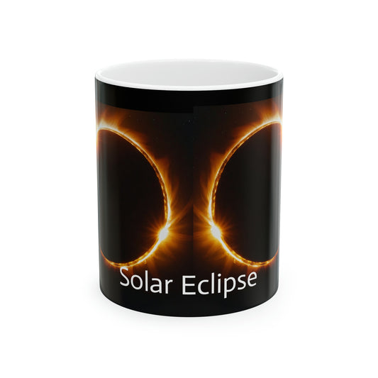 Solar Eclipse Coffee Mug: Fuel Your Day with Celestial Wonder 11oz $9.99