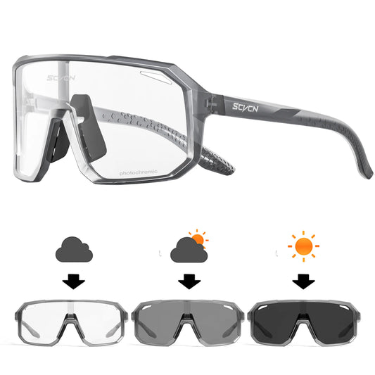 Photochromic Cycling Sunglasses: Adapt to Any Ride, UV400 Protection