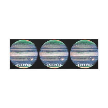 Unveiling Jupiter's Majesty: Cosmos Series Canvas Print