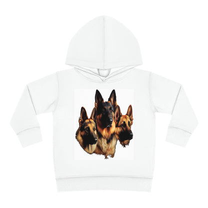 Cozy Adventures with My German Shepherd: Toddler Fleece Hoodie