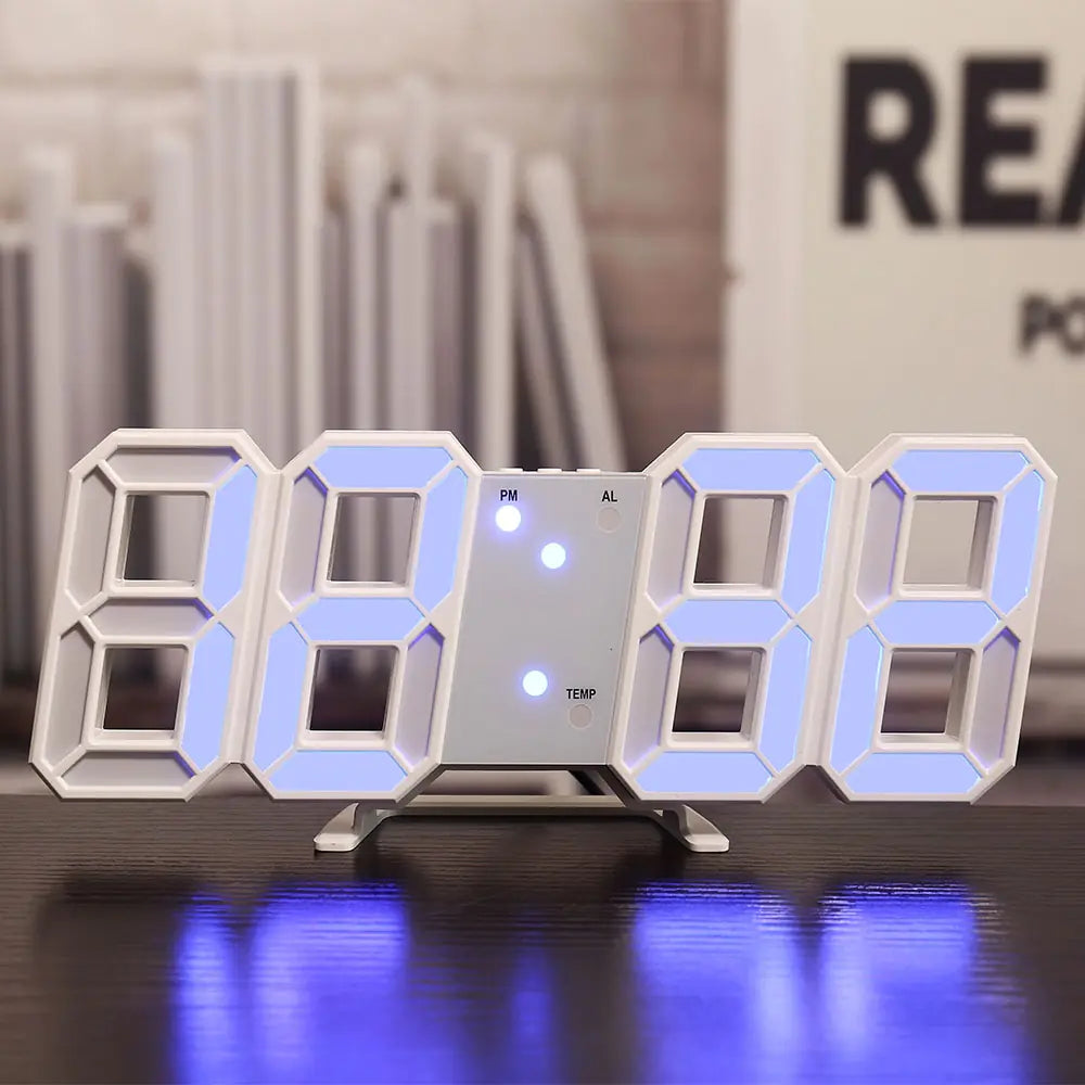 Organize Your Day: Versatile LED Clock with Date & Temperature