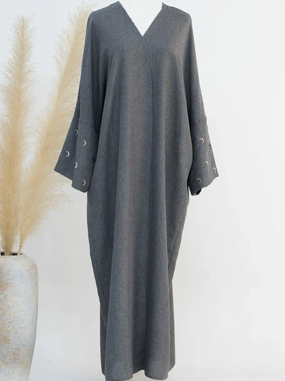 Chic & Comfortable: Modern Style Abaya Maxi Dress