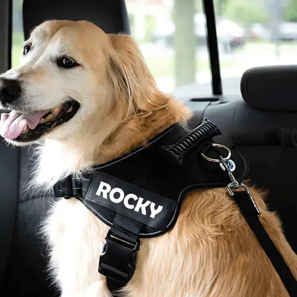 Adjustable Dog Safety Seat Belt - Secure and Stylish Protection for Your Pet on the Go