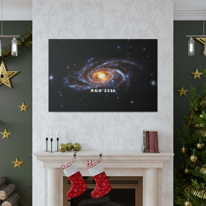 Gaze into the Galaxy: NGC2336 Cosmos Canvas Print