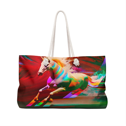 Embrace Adventure: "The Magic Pony" Oversized Weekender Bag