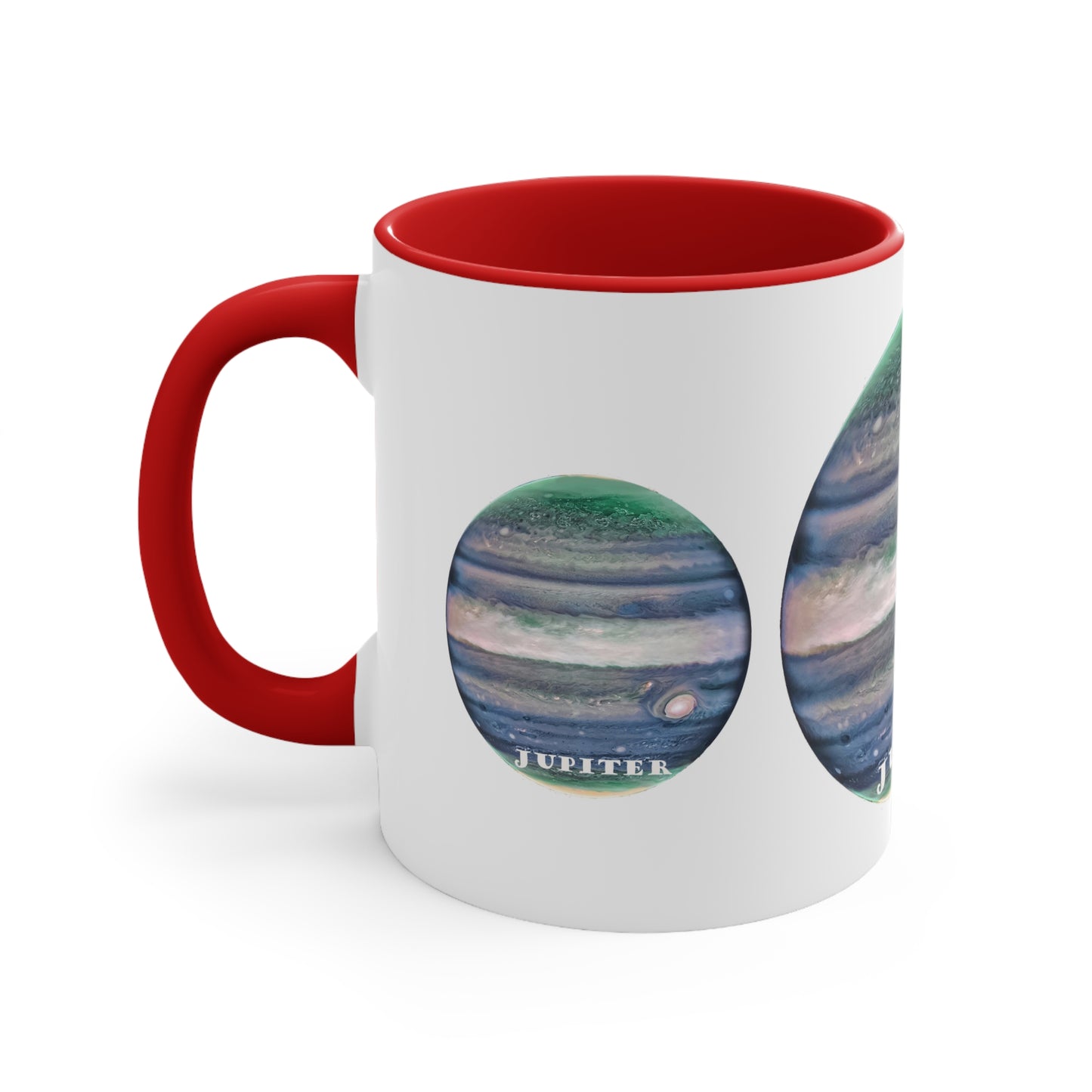 Cosmos Series 25 Jupiter: Two-Tone Coffee Mug for Bold Mornings, 11oz