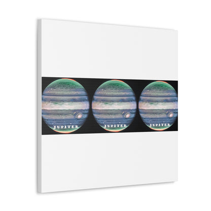 Unveiling Jupiter's Majesty: Cosmos Series Canvas Print