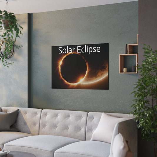 Solar Eclipse Posters: Capture Cosmic Beauty on Satin 39.99 THIS WEEK!