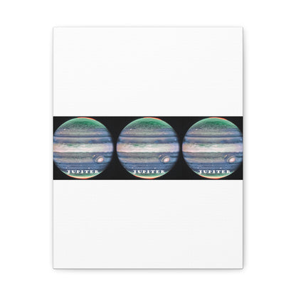 Unveiling Jupiter's Majesty: Cosmos Series Canvas Print