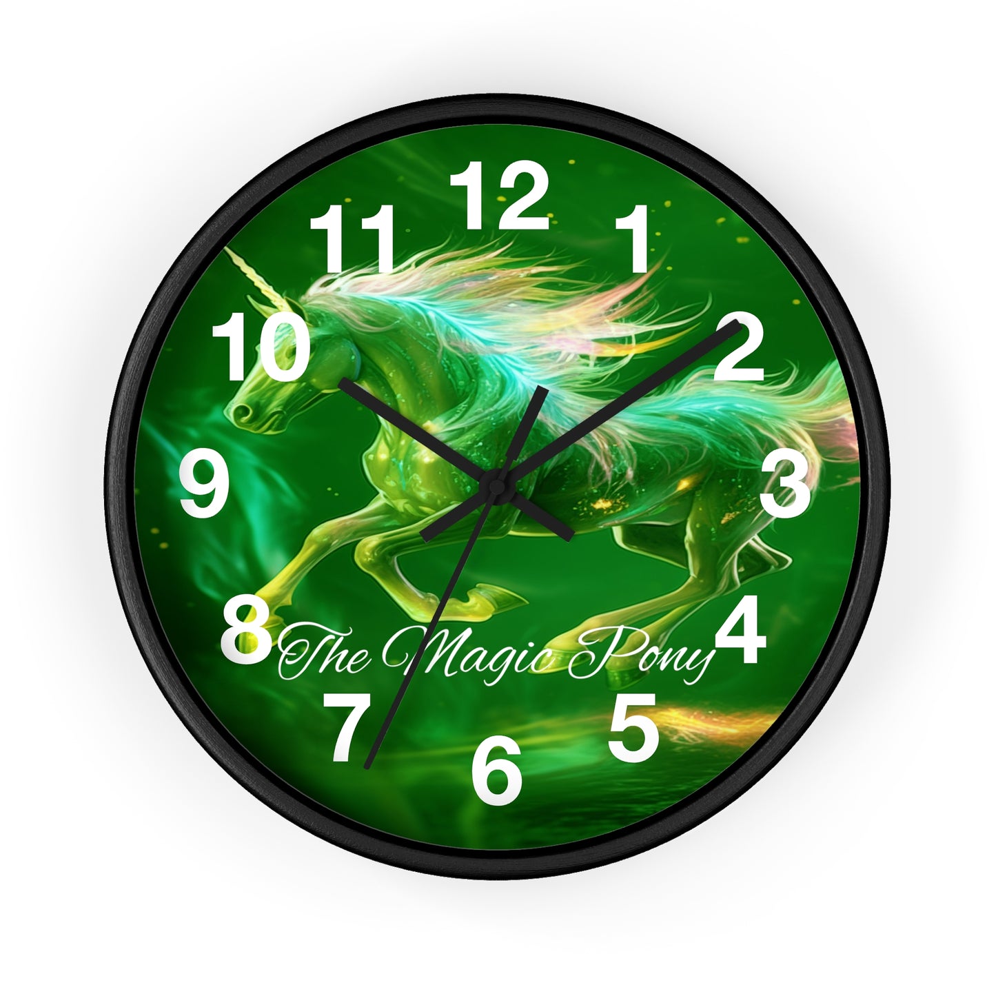 Clock Enchant Your Space: "The Magic Pony"  Wall Clock