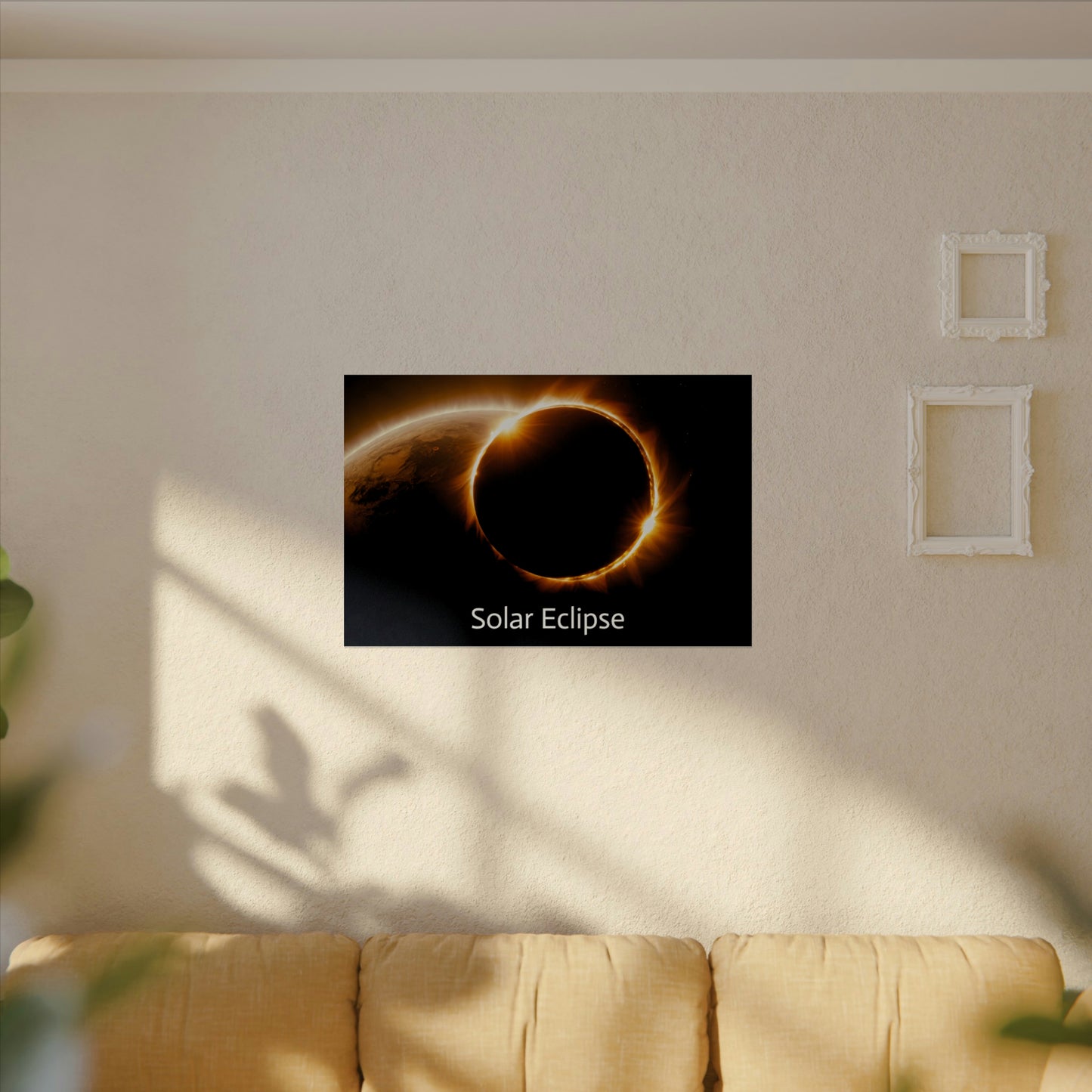 Solar Eclipse Watercolor Posters: Add Cosmic Artistry to Your Walls 54" x 36" (Horizontal) $119.99