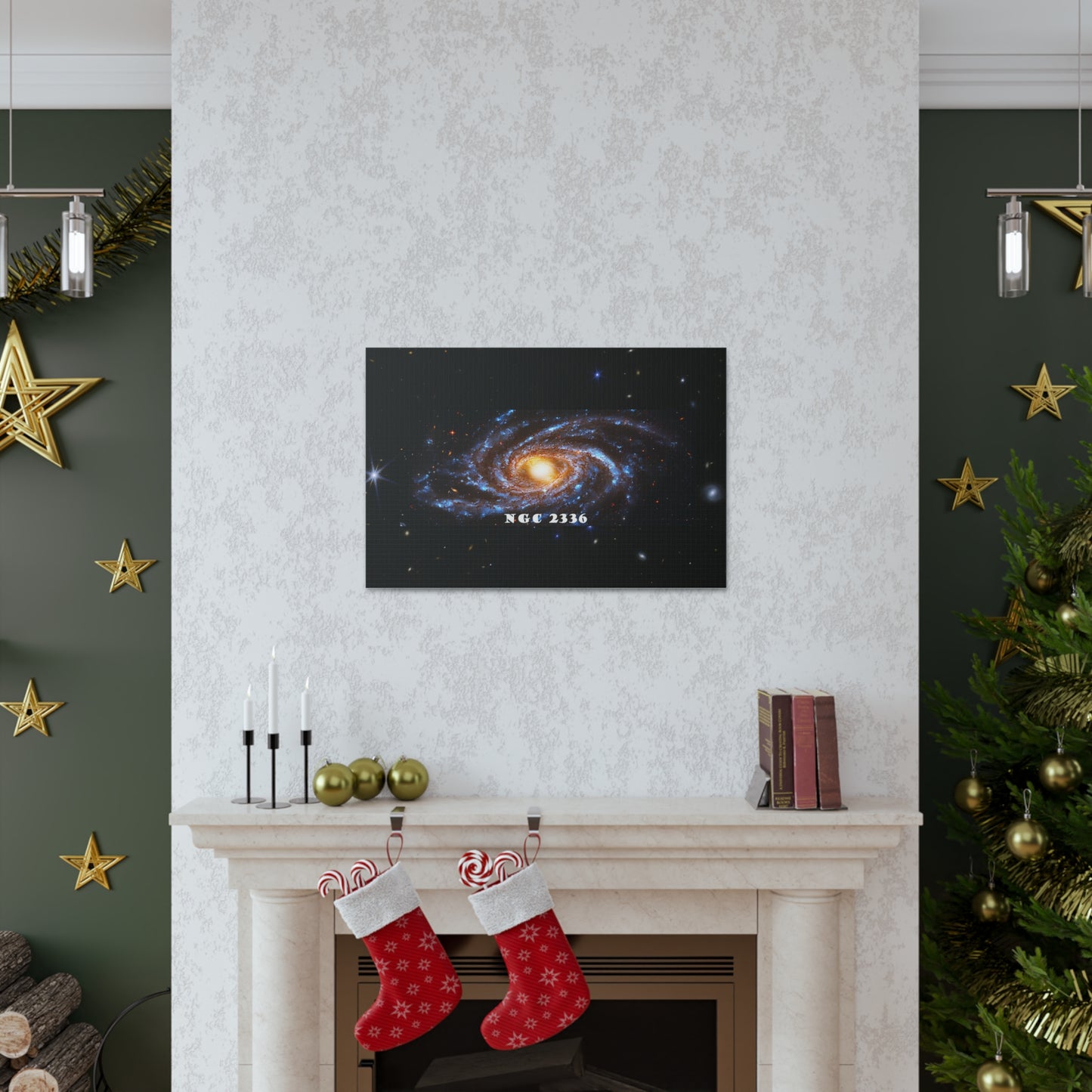 Gaze into the Galaxy: NGC2336 Cosmos Canvas Print