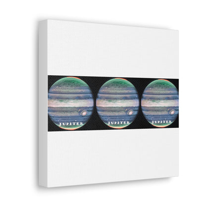 Unveiling Jupiter's Majesty: Cosmos Series Canvas Print