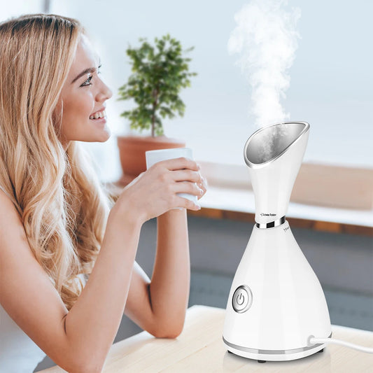 Achieve Radiant Skin at Home:  Nano-Ionic Facial Steamer