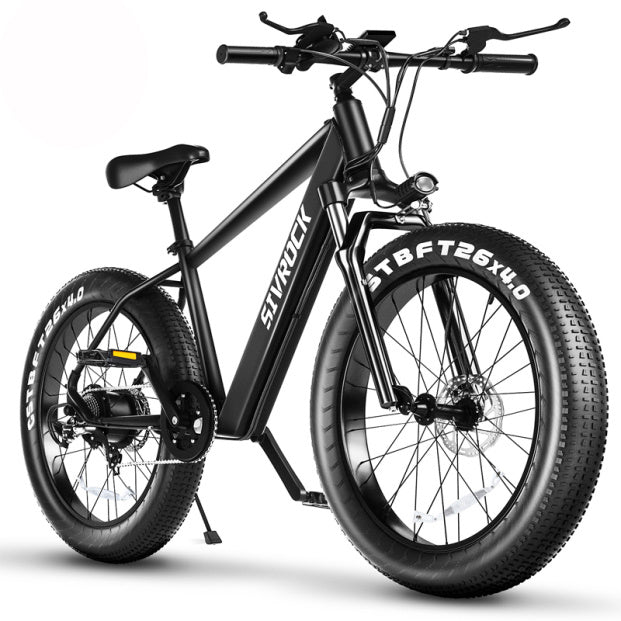 Powerful & Versatile:  1000W Fat Tire Electric Mountain Bike for All Terrains