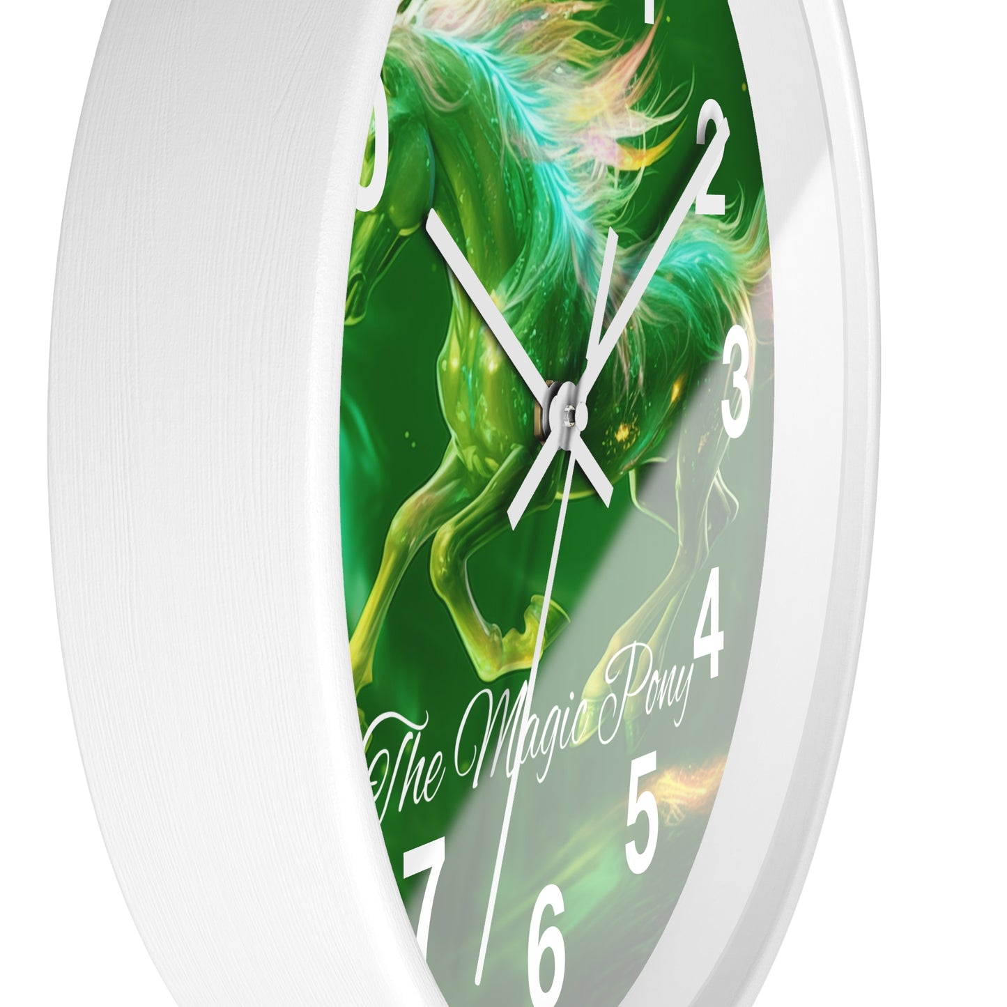 Clock Enchant Your Space: "The Magic Pony"  Wall Clock