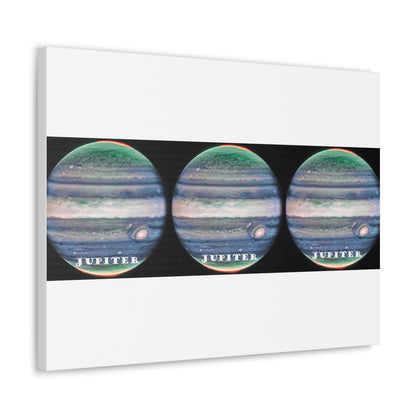 Unveiling Jupiter's Majesty: Cosmos Series Canvas Print