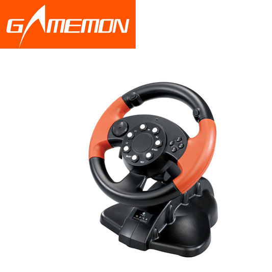 ABS Material Gaming Steering Wheel - PS Series Vibration, PS2/PS3, Computer, STEAM Universal Game Controller