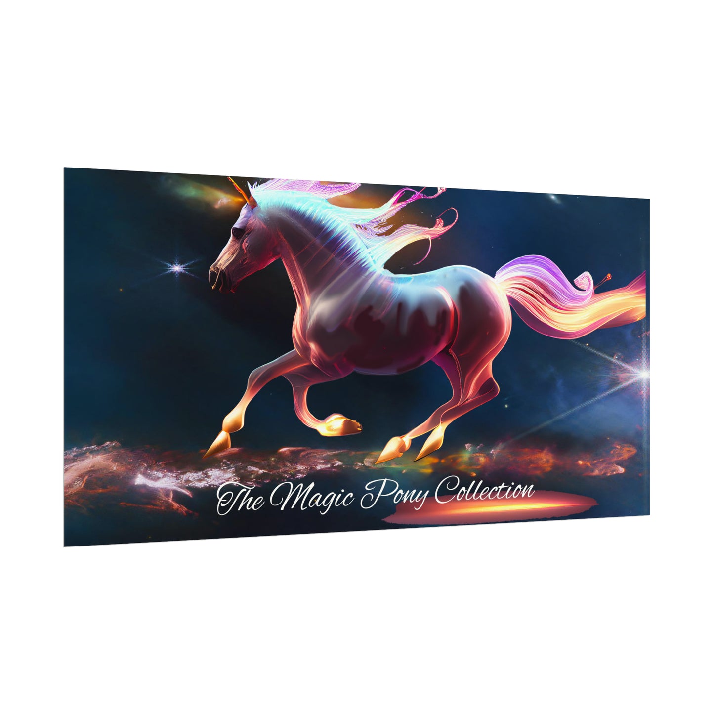 "The Magic Pony" Watercolor Posters: Enchantment for Your Walls