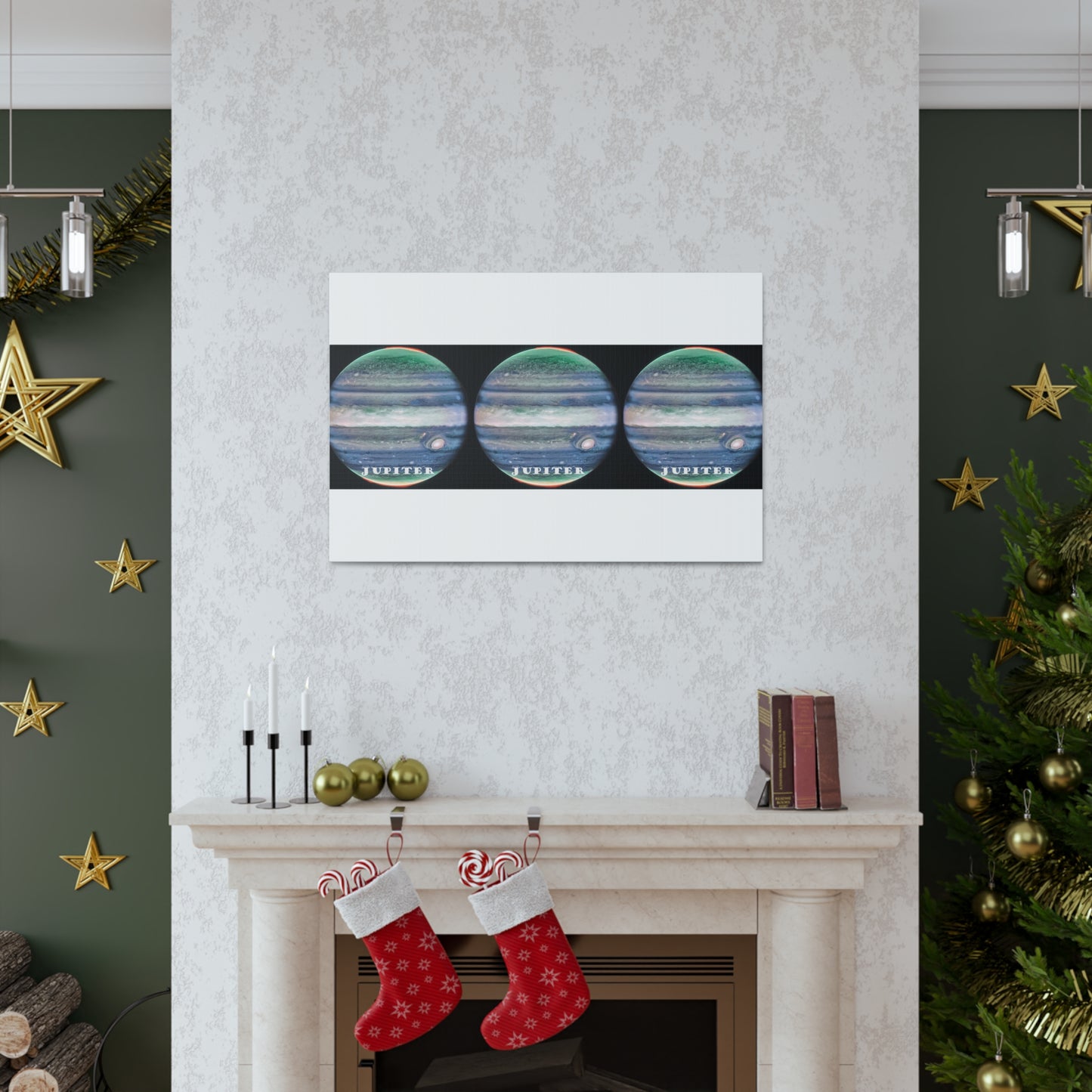 Unveiling Jupiter's Majesty: Cosmos Series Canvas Print