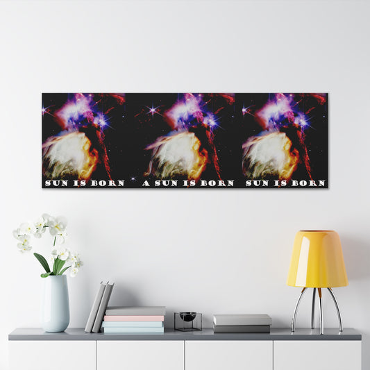 Witness Stellar Birth: Cosmos Series 10 Sun Canvas Print