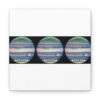 Unveiling Jupiter's Majesty: Cosmos Series Canvas Print