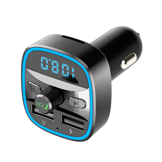 Car Bluetooth Intelligent Voice Navigation MP3 Player - Dual USB Car Charger for Cross-Border E-Commerce