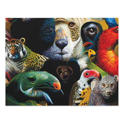 Exotic African Animal Kingdom Jigsaw Puzzle ( 252, 500,1000-Piece)