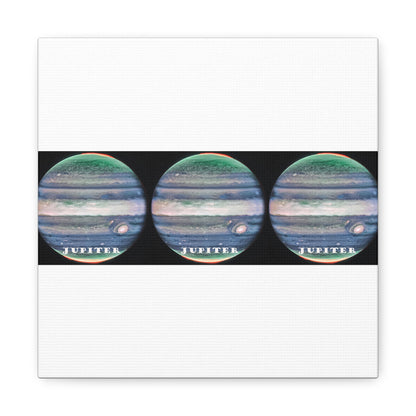 Unveiling Jupiter's Majesty: Cosmos Series Canvas Print