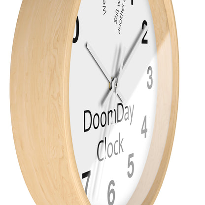 "Doomsday Countdown" Wall Clock