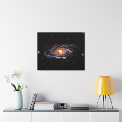 Gaze into the Galaxy: NGC2336 Cosmos Canvas Print