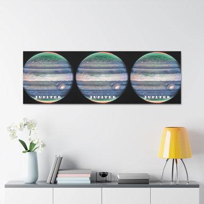 Unveiling Jupiter's Majesty: Cosmos Series Canvas Print