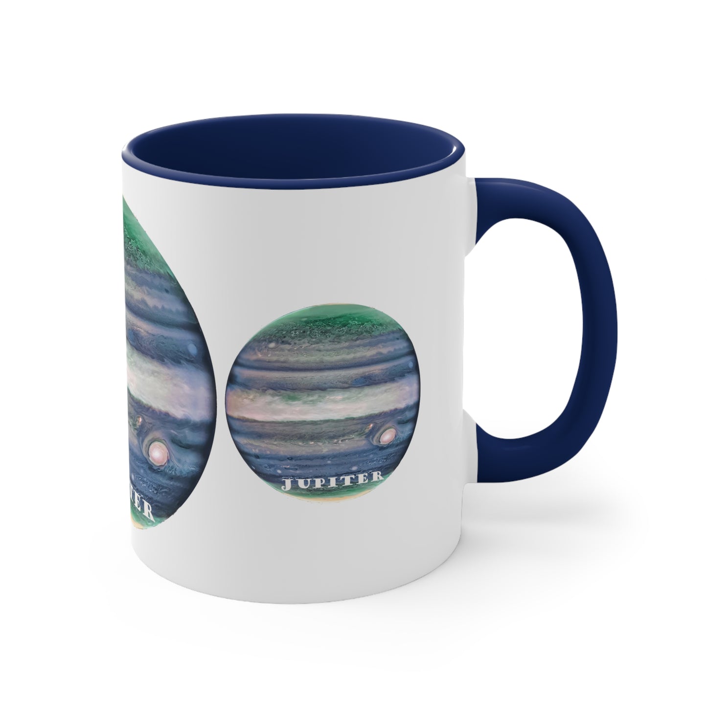 Cosmos Series 25 Jupiter: Two-Tone Coffee Mug for Bold Mornings, 11oz