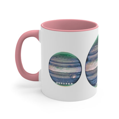 Cosmos Series 25 Jupiter: Two-Tone Coffee Mug for Bold Mornings, 11oz