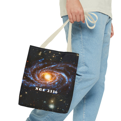 NGC2336 Galaxy Tote: Where Space Meets Style Series 14 , 9ozTote Bag (AOP)