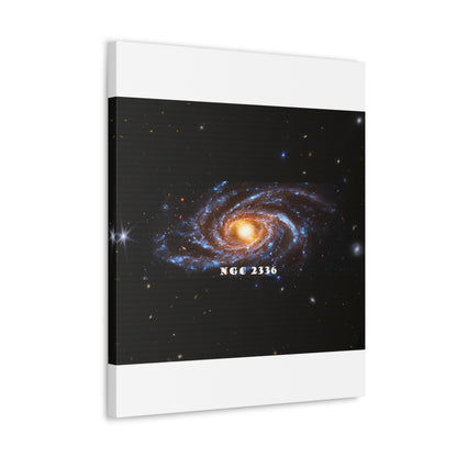 Gaze into the Galaxy: NGC2336 Cosmos Canvas Print