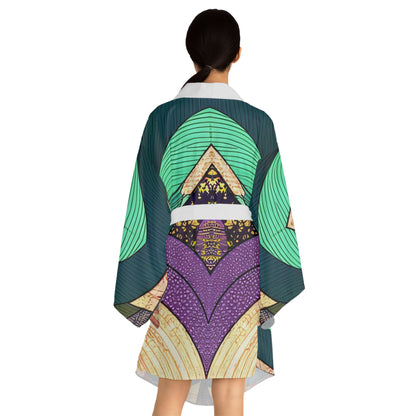 Sophisticated Cosmopolitan Series (Z) Long Sleeve Kimono Robe 🌸