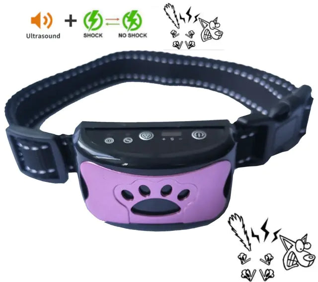 Ultrasonic Anti-Bark Dog Training Collar - Gentle, Effective Bark Control