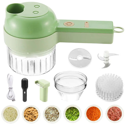 CUBEHEXA™ Electric Vegetable Slicer: Precision at the Press of a Button