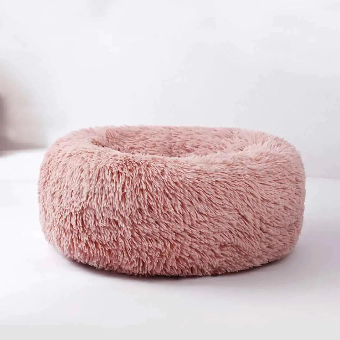 Comfy Calming Dog Bed - Plush Materials, Cozy Design for All Dog Sizes