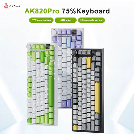 Ajazz AK820 Tri-Mode Keyboard: Your Mechanical Gateway to Customization