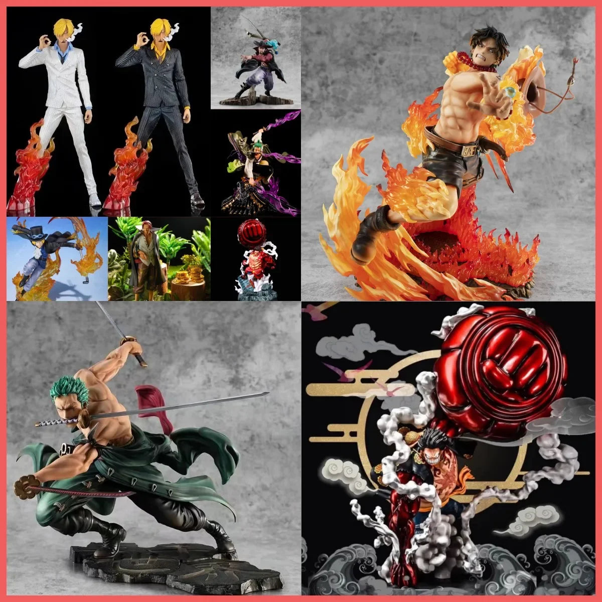 Anime Figure Mystery Blind Box - Featuring Dragon Ball, One Piece, Demon Slayer PVC Action Figures