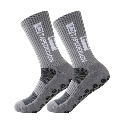 Anti-Slip Sports Socks for Men and Women - Non-Slip Grip for Football, Soccer, Basketball, Tennis, Cycling, and Riding