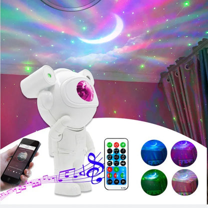 Astro Projector Astronaut Bluetooth Music Projector - Astro Aurora Atmosphere Night Light