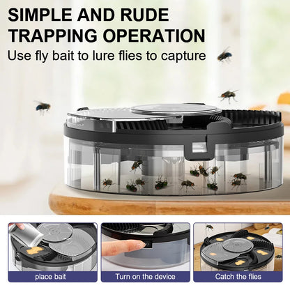 Automatic Flycatcher - USB Electric Pest Control, Indoor Insect Trap and Fly Killer