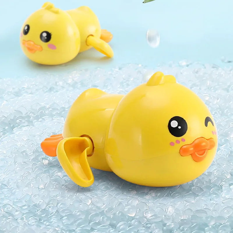 Charming Baby Bath Toys: Playful Yellow Ducks & Tiny Turtles for Water Fun